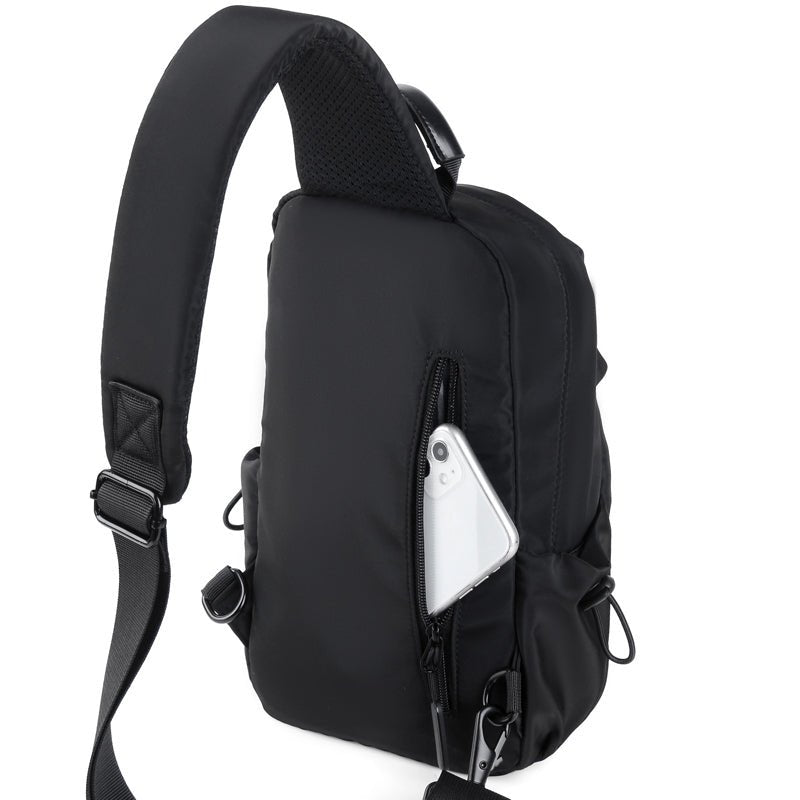 Waterproof Lightweight Crossbody Bag with Multiple Pockets for Men & Women – Durable Nylon Chest Bag for Travel, Hiking & Daily Use - Wautton Outdoor Gear - Little Red General Store