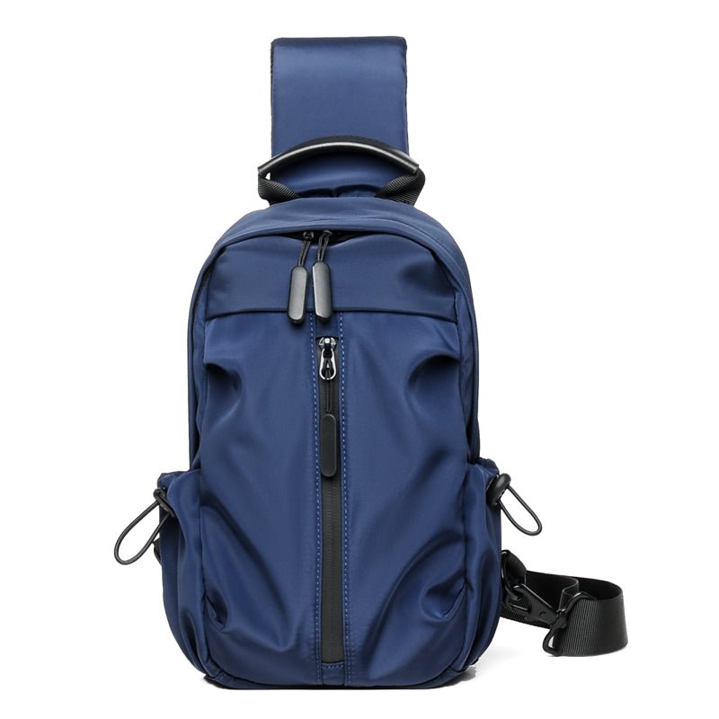 Waterproof Lightweight Crossbody Bag with Multiple Pockets for Men & Women – Durable Nylon Chest Bag for Travel, Hiking & Daily Use - Wautton Outdoor Gear - Little Red General Store