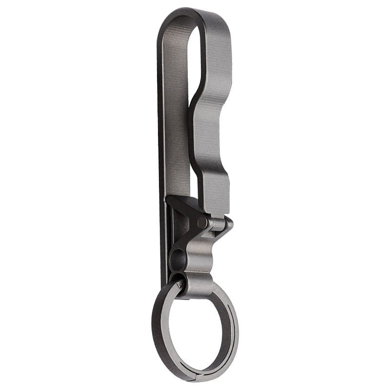 Men's Titanium Alloy Keychain - Lightweight & Strong Key Ring - Wautton Outdoor Gear - Little Red General Store