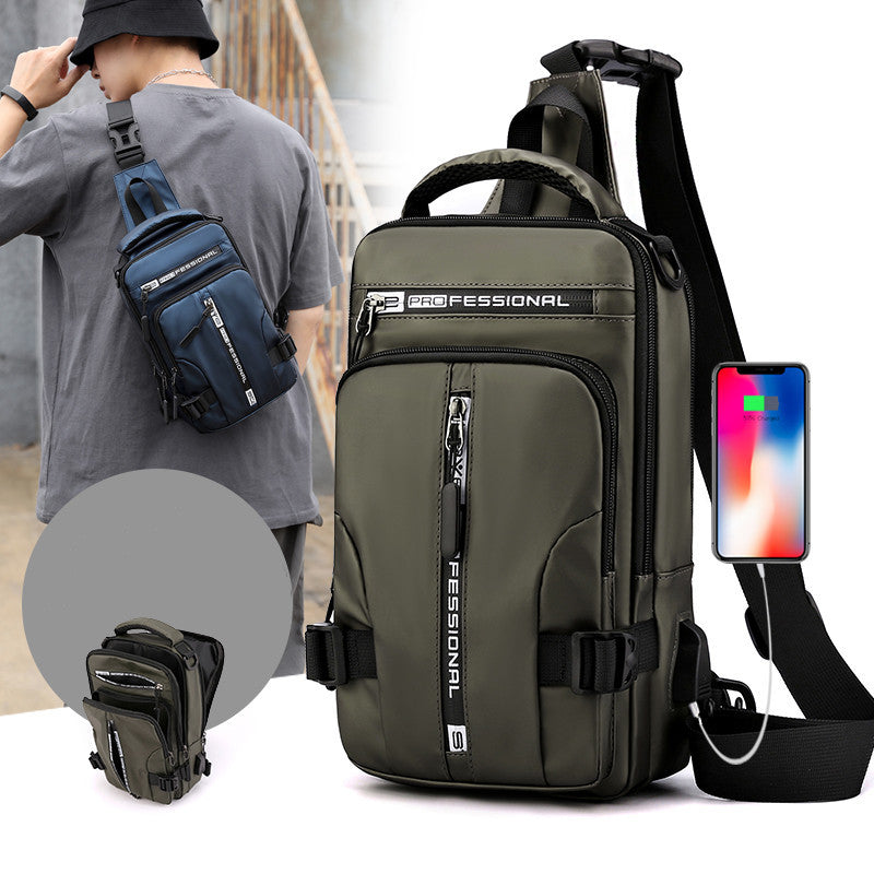 Men's Crossbody Bag: Stylish & Functional Sling Backpack for Everyday Use - Wautton Outdoor Gear - Little Red General Store