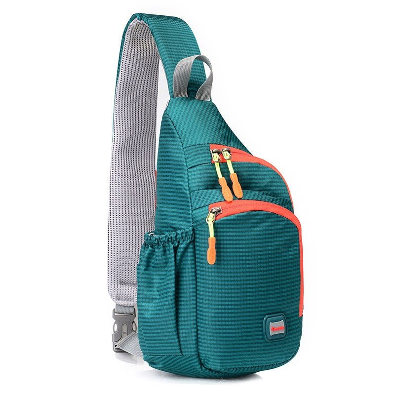 Waterproof Nylon Outdoor Sports Anti Theft Bag Climbing Hiking Cycling Bottle Holder Shoulder Cross Body Chest Bag - Wautton Outdoor Gear - Little Red General Store
