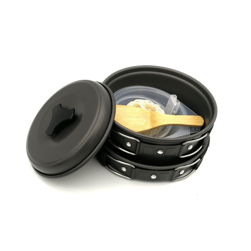 Wautton Camping Cookware Kit Pan and Pot for 1 - 2 person - Wautton Outdoor Gear - Little Red General Store