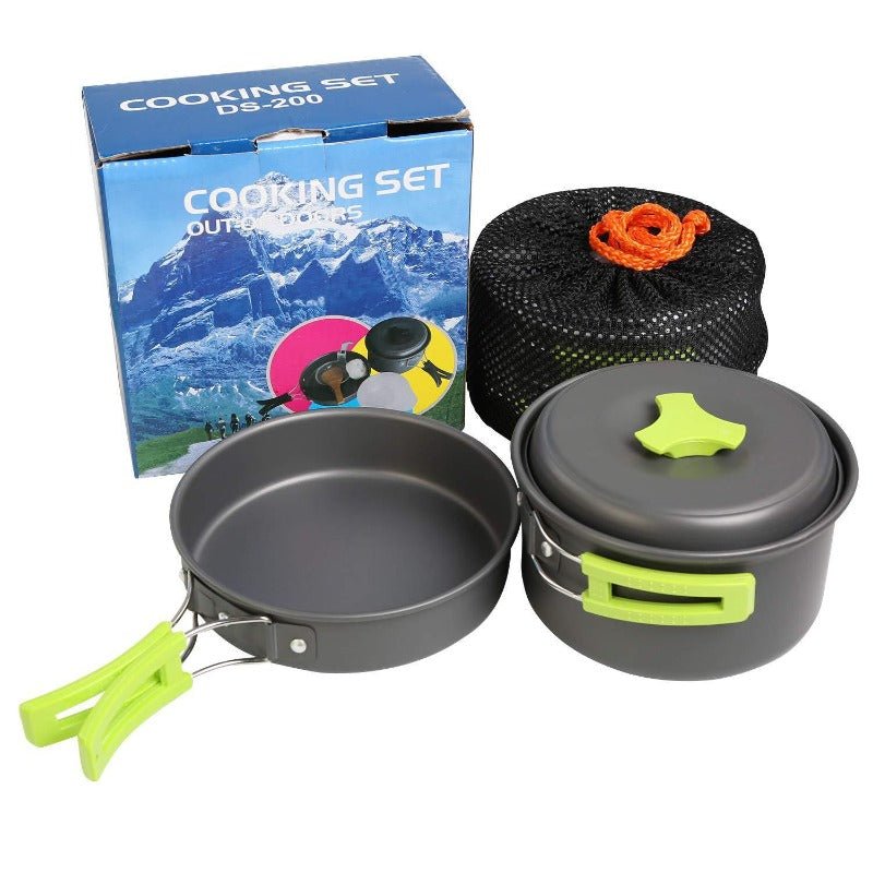 Wautton Camping Cookware Kit Pan and Pot for 1 - 2 person - Wautton Outdoor Gear - Little Red General Store