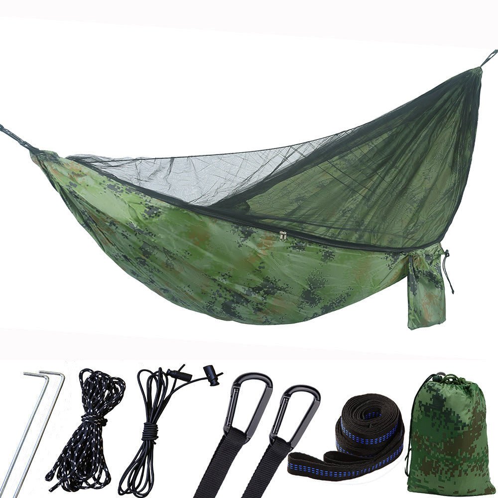 Camping Hammock Double & Single Portable Hammocks Camping Accessories for Outdoor, Indoor, Backpacking - Wautton Outdoor Gear - Little Red General Store
