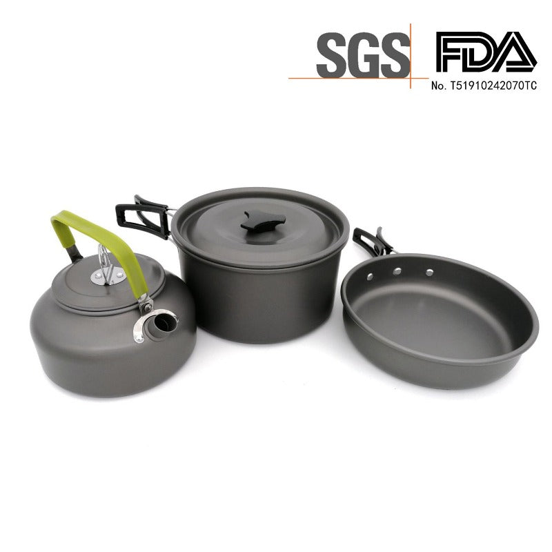 Ultra - light Aluminum Alloy Camping Cookware Utensils Outdoor Cooking Teapot - Wautton Outdoor Gear - Little Red General Store