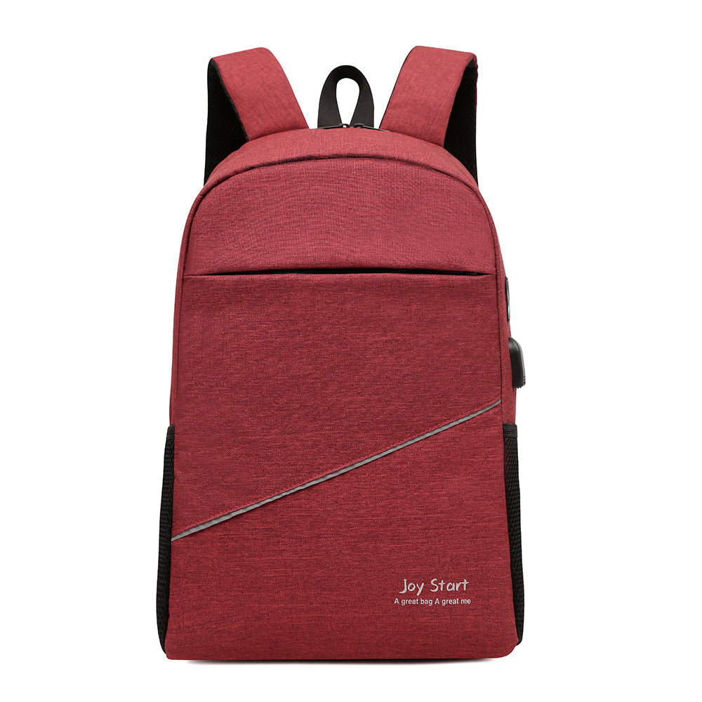 Leisure Computer Backpack Waterproof Nylon 14 - inch Laptop Bag Lightweight with Multiple Pockets for Casual Daily Use - Wautton Outdoor Gear - Little Red General Store