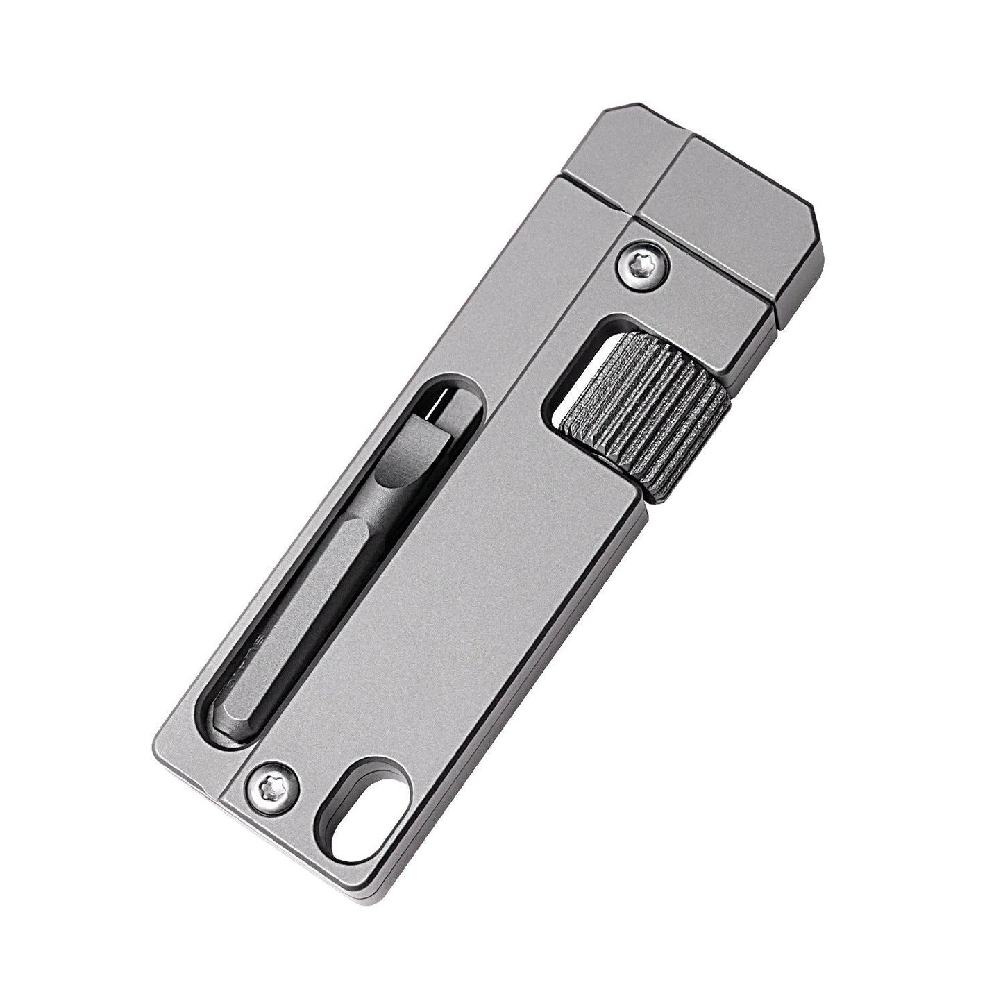 Titanium Alloy Screwdriver And Wrench Small EDC Multifunctional Tool Outdoor Portable Pocket Tool Gray New - Wautton Outdoor Gear - Little Red General Store
