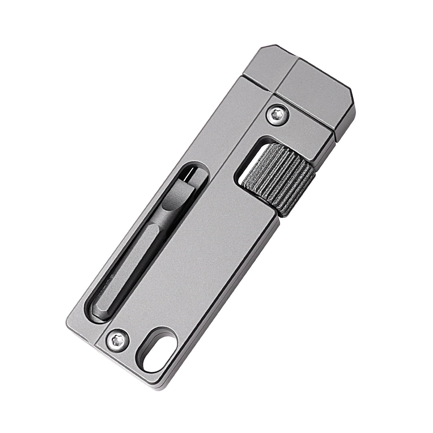 Titanium Alloy Screwdriver And Wrench Small EDC Multifunctional Tool Outdoor Portable Pocket Tool Gray New - Wautton Outdoor Gear - Little Red General Store