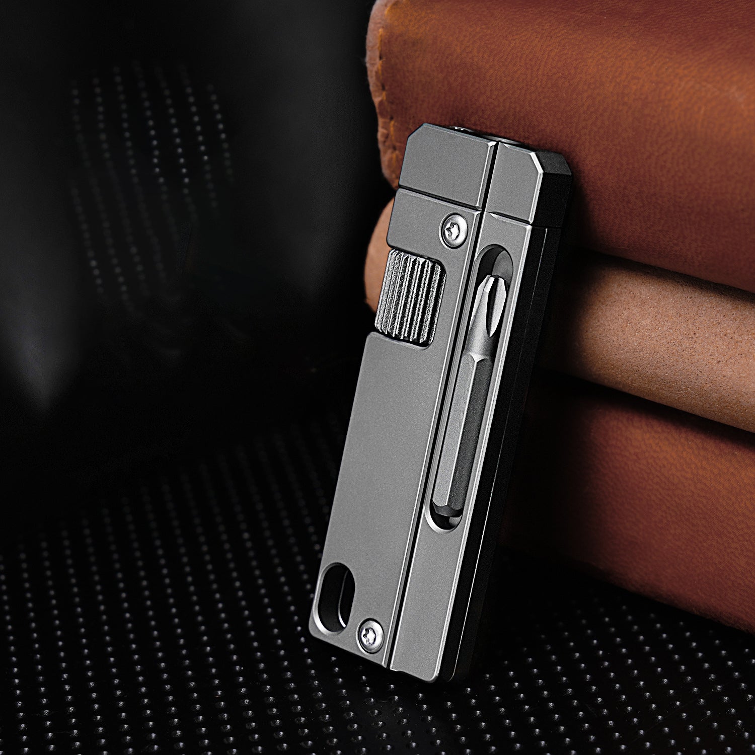 Titanium Alloy Screwdriver And Wrench Small EDC Multifunctional Tool Outdoor Portable Pocket Tool Gray New - Wautton Outdoor Gear - Little Red General Store