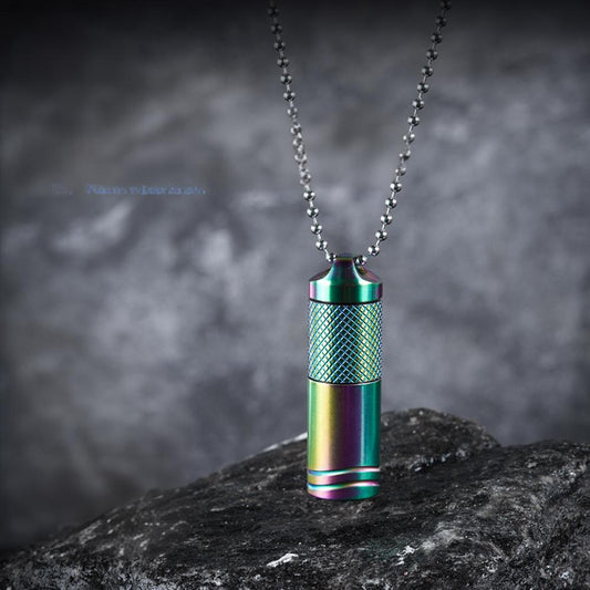 Wautton R18 EDC Titanium Alloy Mini Flashlight With USB Charging Rechargeable Fishing Outdoor Waterproof Camping Lighting EDC Tools - Wautton Outdoor Gear - Little Red General Store