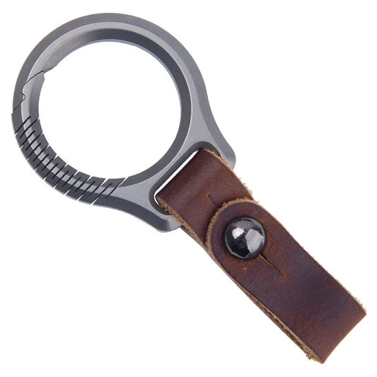 Luxury Titanium Key Chain Magnetic Spin Rotary for Car Key Ring Connector Anti - off Holder Men EDC Quickdraw Buckle Male Gadgets - Wautton Outdoor Gear - Little Red General Store