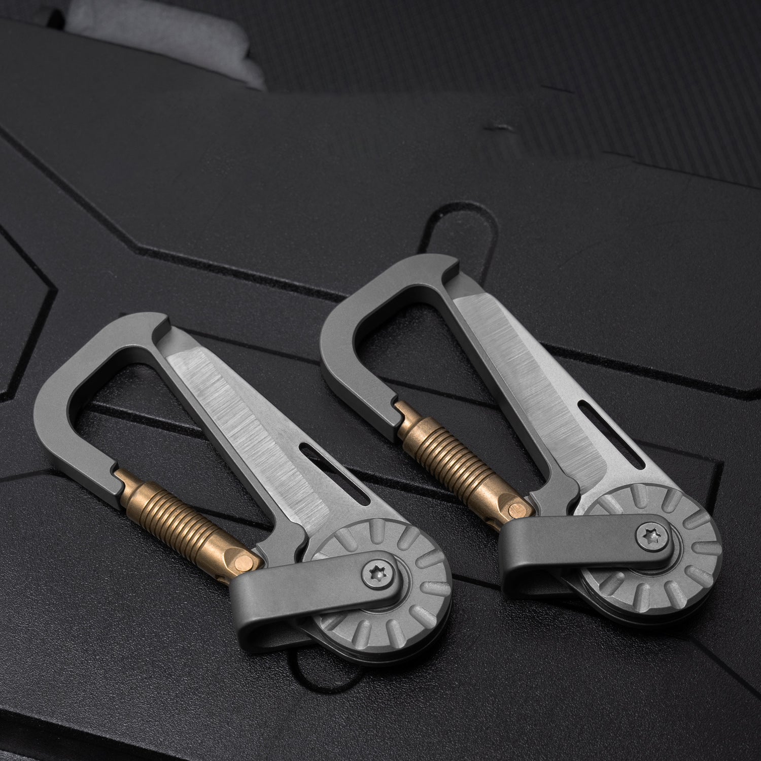 Tactical Multi - Tool Carabiner for Men - Heavy Duty Outdoor Gear Accessory with Bottle Opener & Keychain Hook - Wautton Outdoor Gear - Little Red General Store