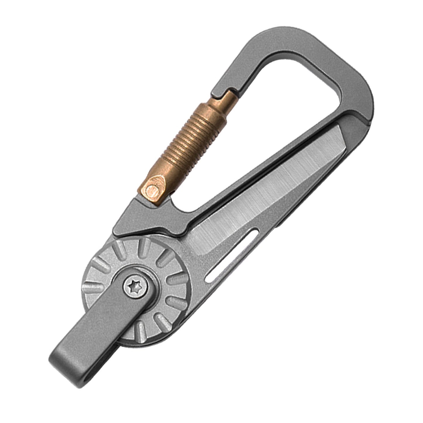 Tactical Multi - Tool Carabiner for Men - Heavy Duty Outdoor Gear Accessory with Bottle Opener & Keychain Hook - Wautton Outdoor Gear - Little Red General Store