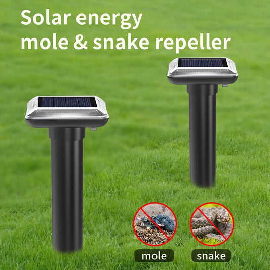 Mole Repellent Solar Powered Gopher Repellent Ultrasonic Solar Powered Sonic Mole Deterrent Stakes, Snake Groundhog Repellent for Yard, Garden, Lawn - Wautton Outdoor Gear - Little Red General Store