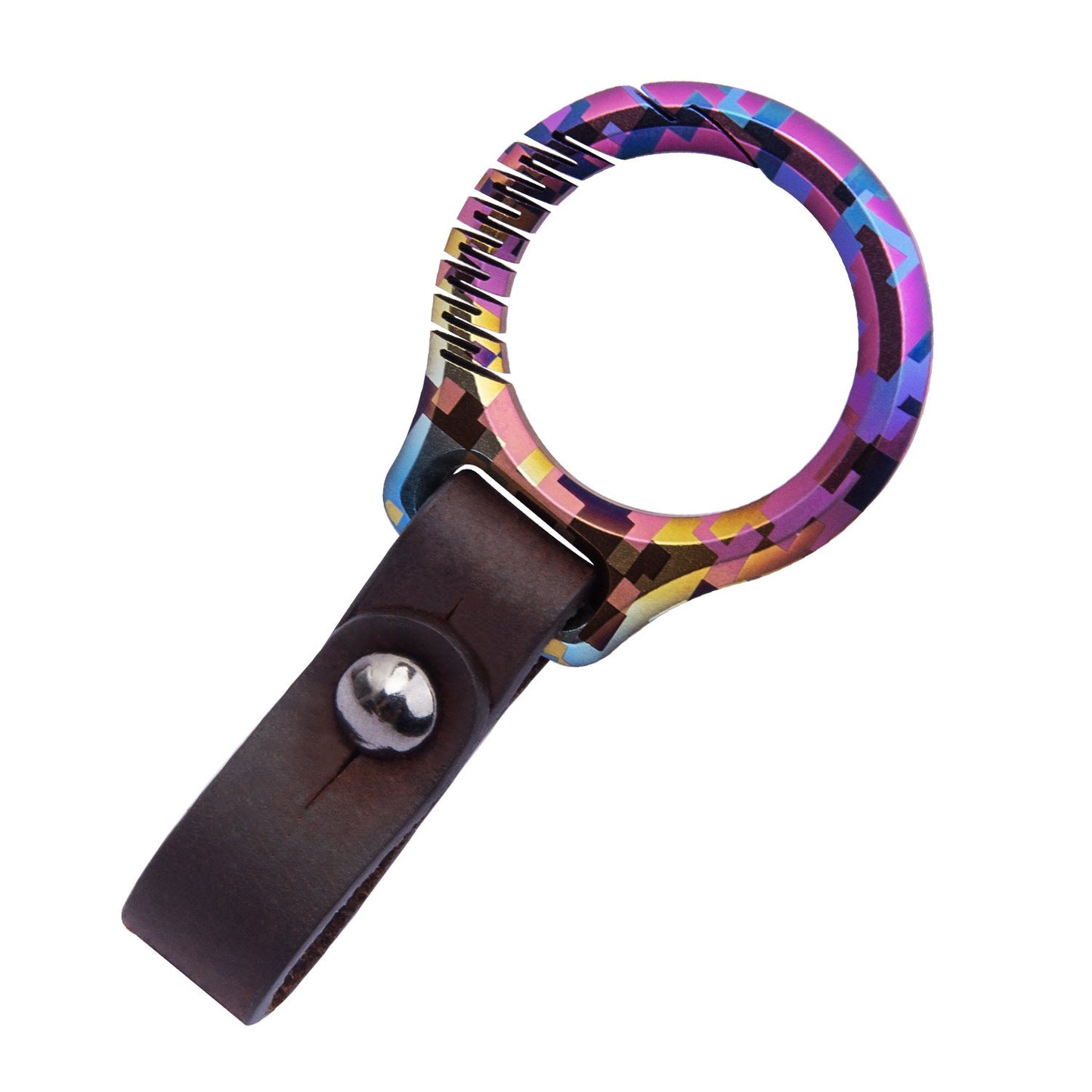 Luxury Titanium Key Chain Magnetic Spin Rotary for Car Key Ring Connector Anti - off Holder Men EDC Quickdraw Buckle Male Gadgets - Wautton Outdoor Gear - Little Red General Store