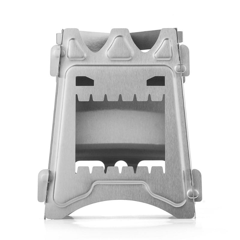 Camping Stove Stainless Steel Backpacking Stove Potable Wood Burning Stoves for Picnic BBQ Camp Hiking - Wautton Outdoor Gear - Little Red General Store