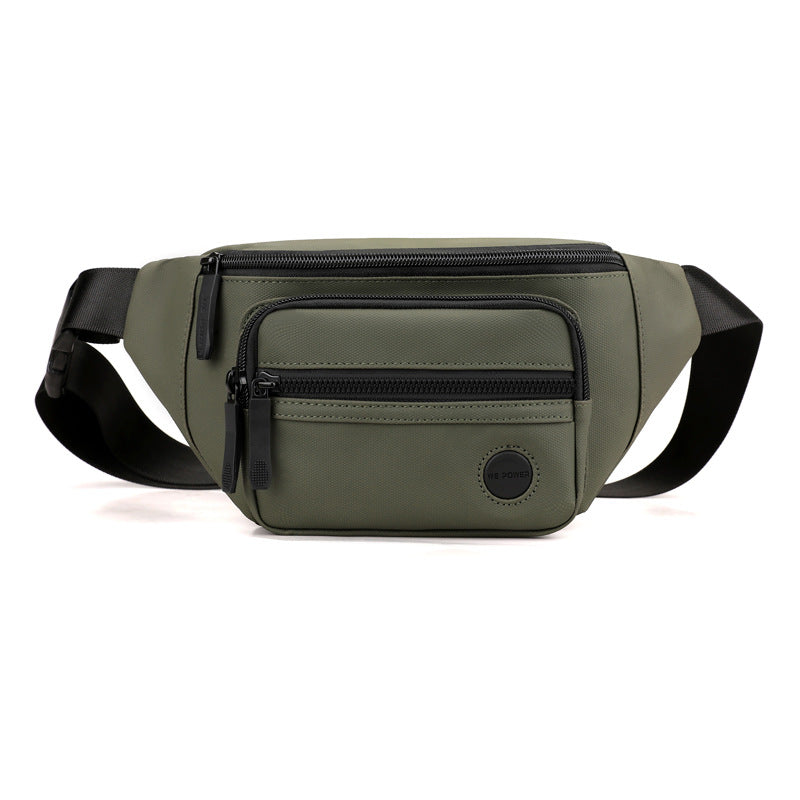 Fashion Man Waist Bag Fanny Pack Waterproof Chest Pack Outdoor Sports Crossbody Bag Casual Travel Male Belt Bag Hip Waist Packs - Wautton Outdoor Gear - Little Red General Store