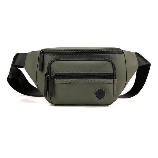 Fashion Man Waist Bag Fanny Pack Waterproof Chest Pack Outdoor Sports Crossbody Bag Casual Travel Male Belt Bag Hip Waist Packs - Wautton Outdoor Gear - Little Red General Store