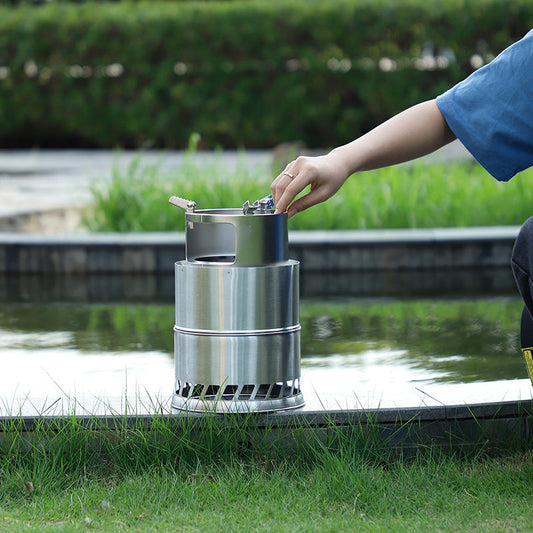 20cm*30cm Outdoor Camping Furnace Portable Camping Stove for Barbecue - Wautton Outdoor Gear - Little Red General Store