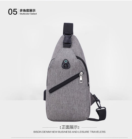 Men's Fashion Crossbody Bag - Multi - functional Casual Business Sling Bag for Everyday Use - Wautton Outdoor Gear - Little Red General Store