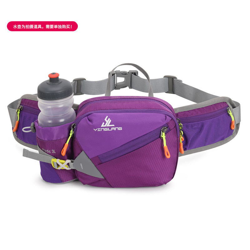 Wautton Outdoor Fanny Pack Bum Bag Big Campacity Water Resistant Nylon with Water Bottle Holder - Wautton Outdoor Gear - Little Red General Store