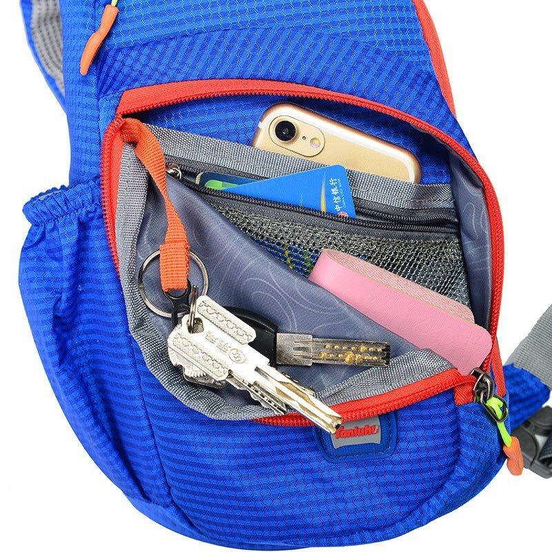 Waterproof Nylon Outdoor Sports Anti Theft Bag Climbing Hiking Cycling Bottle Holder Shoulder Cross Body Chest Bag - Wautton Outdoor Gear - Little Red General Store