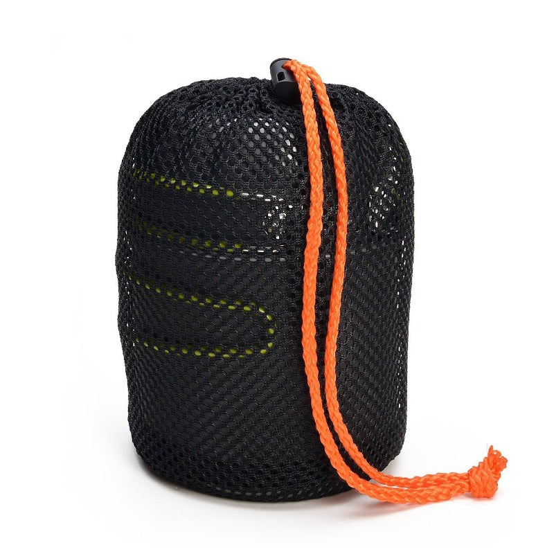 Camping Cookware Mess Kit with Mini Stove,Lightweight Pot Tank Bracket - Wautton Outdoor Gear - Little Red General Store