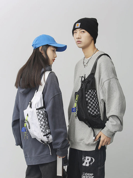 Couple Crossbody Fanny Pack for Men&Women,Large Waist Bag & Hip Bum Bag with Adjustable Strap for Outdoors Workout - Wautton Outdoor Gear - Little Red General Store