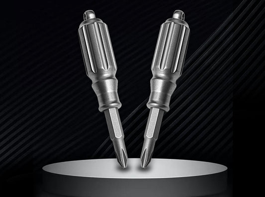 Titanium Mini Screwdriver for Men - Compact EDC Pocket Tool - Outdoor Survival Gear & Everyday Carry Multi - Tool - Wautton Outdoor Gear - Little Red General Store