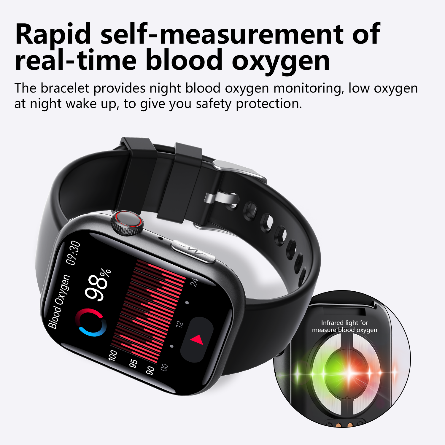 Best ECG Smart Watch of 2024 With Blood Pressure Monitor+Blood Glucose Monitoring - Wautton Outdoor Gear - Little Red General Store
