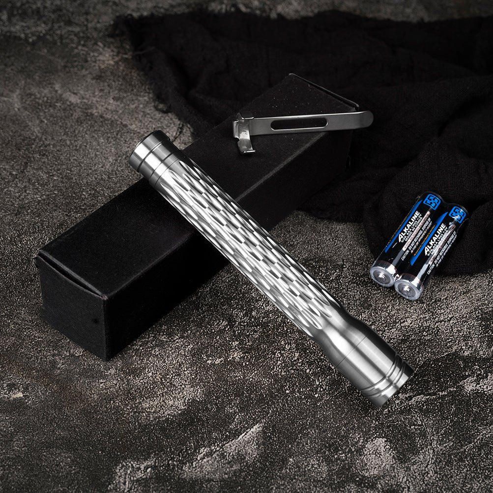Wautton R8 Titanium Alloy Mini High - Intensity Flashlight - Wautton Outdoor Gear - Little Red General Store