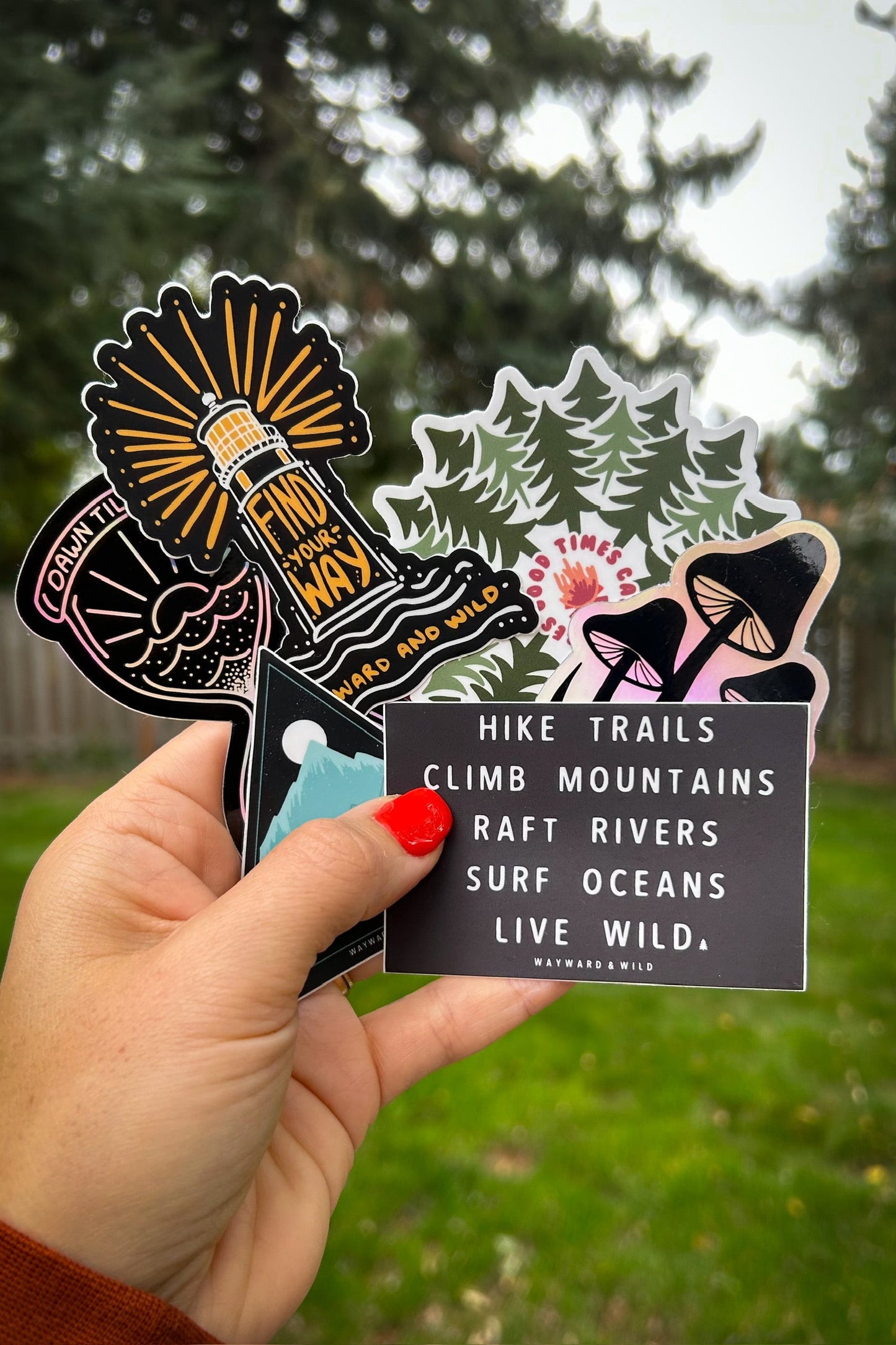 Eco Mush Holographic Sticker - Wayward & Wild - Little Red General Store
