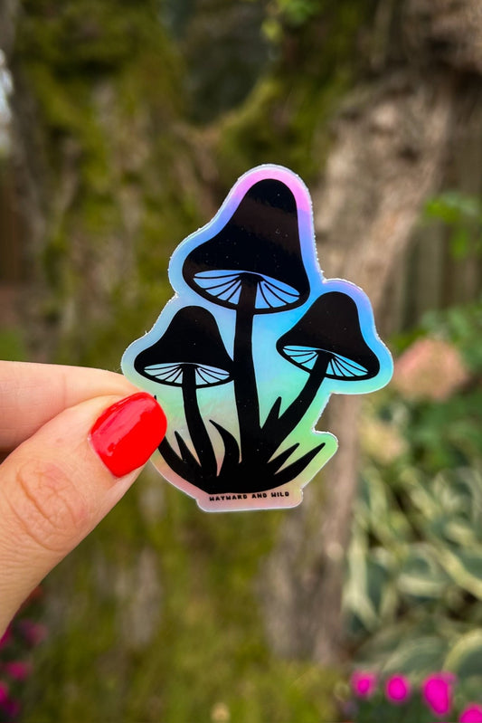 Eco Mush Holographic Sticker - Wayward & Wild - Little Red General Store