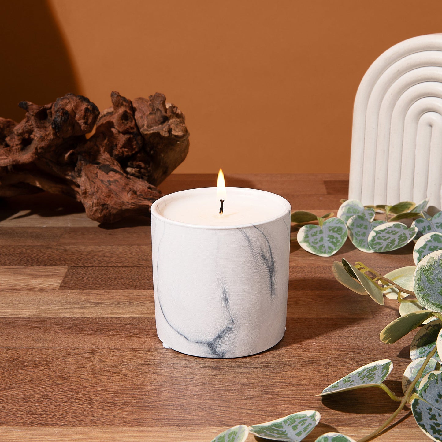 Passionate Fruit White Marble Candle 6oz