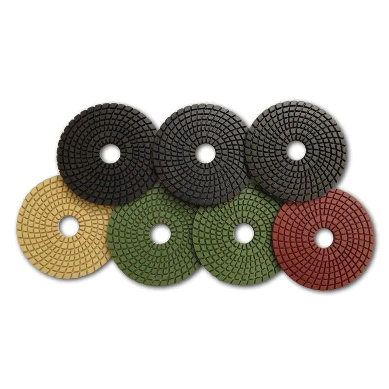 Wet Polisher and Diamond Pads Bundle