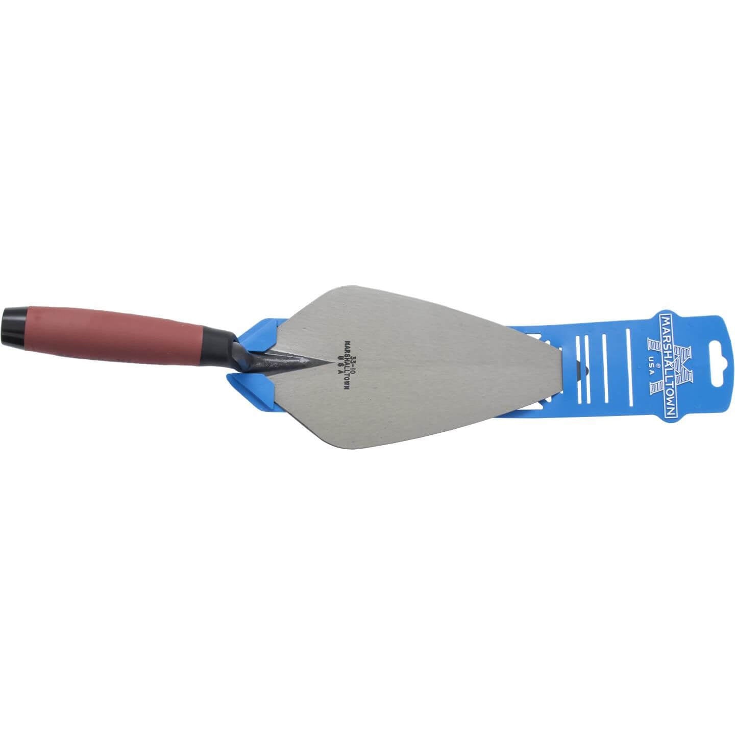 Marshalltown 10121 10 " Brick Trowel London Pattern - DuraSoft Handle