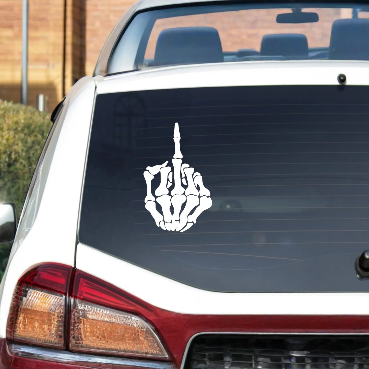 F Skeleton Decal Vinyl Sticker CNC Heavy Duty Middle Finger ~ Oracle 651