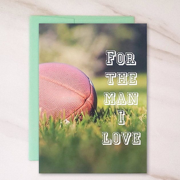 Man I Love - Husband Birthday Greeting Card