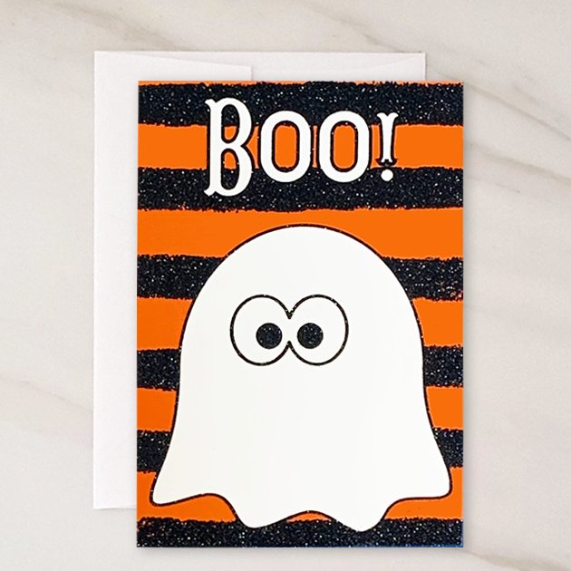 Boo! - Halloween Greeting Card