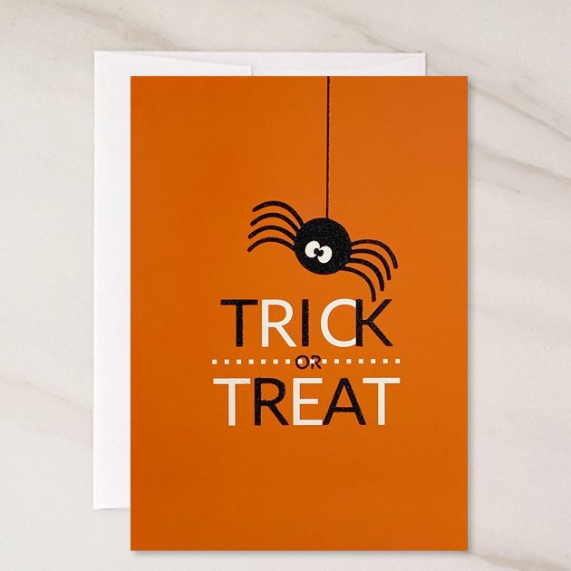 Trick Or Treat - Halloween Greeting Card
