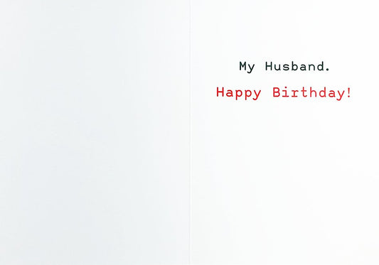 A Little Treat - Husband Birthday Greeting Card