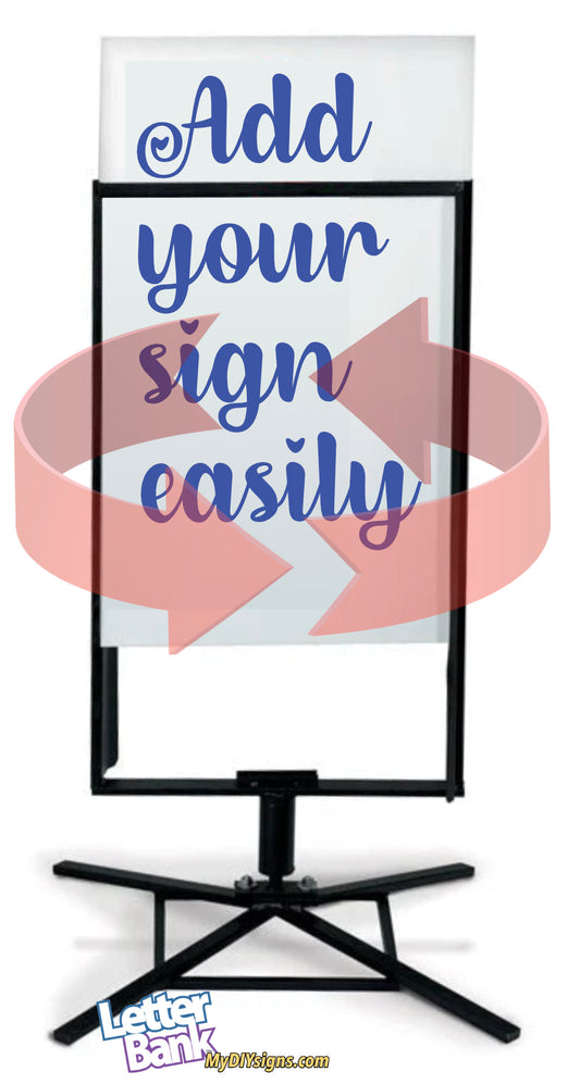 Wind Spinner Spinning Steel Sign for your sign insert