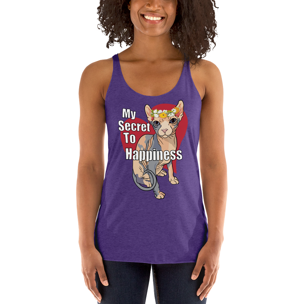 "MY SECRET TO HAPPINESS" TANK