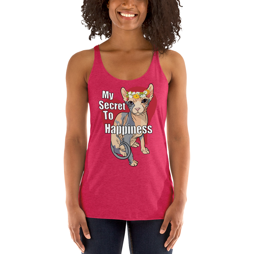 "MY SECRET TO HAPPINESS" TANK