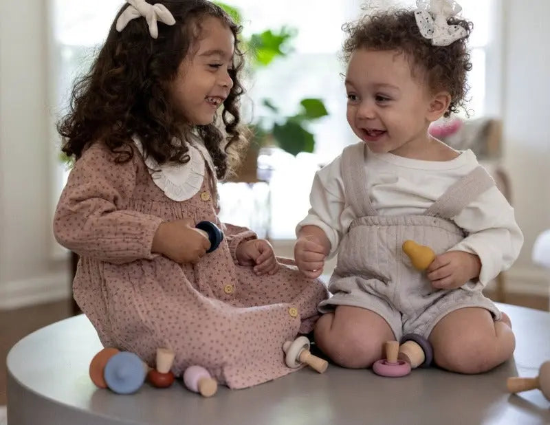Mushroom Toy | Wood & Silicone + Imaginative + Montessori | LYTL®️
