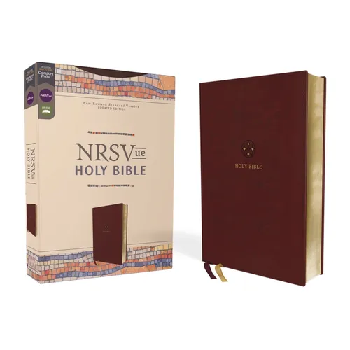 Nrsvue, Holy Bible, Leathersoft, Burgundy, Comfort Print