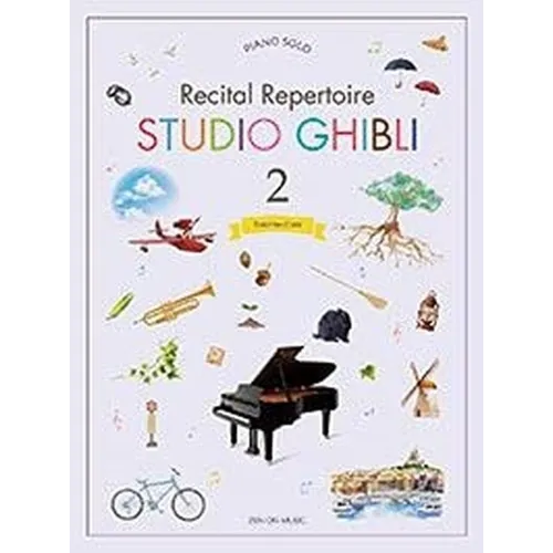Studio Ghibli - Recital Repertoire Book 2: Intermediate Level Piano Solo
