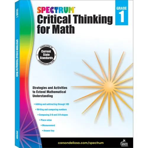 Spectrum Critical Thinking for Math, Grade 1: Volume 43