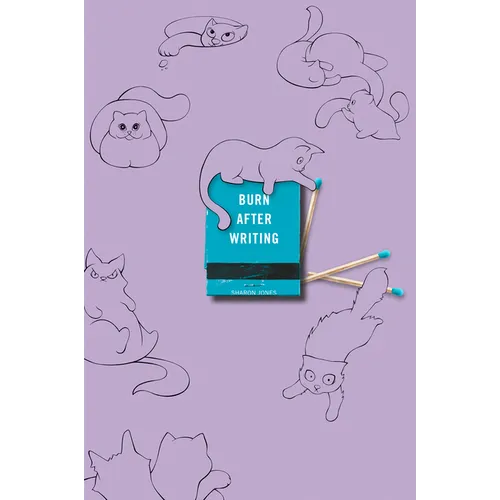 Burn After Writing (Purple with Cats)