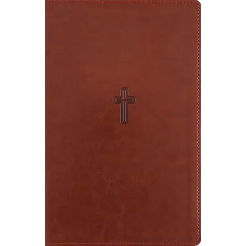 Nasb, Personal Size Reference Bible, Large Print, Paragraph Style, Leathersoft, Brown, Red Letter, Thumb Indexed, 1995 Text, Comfort Print